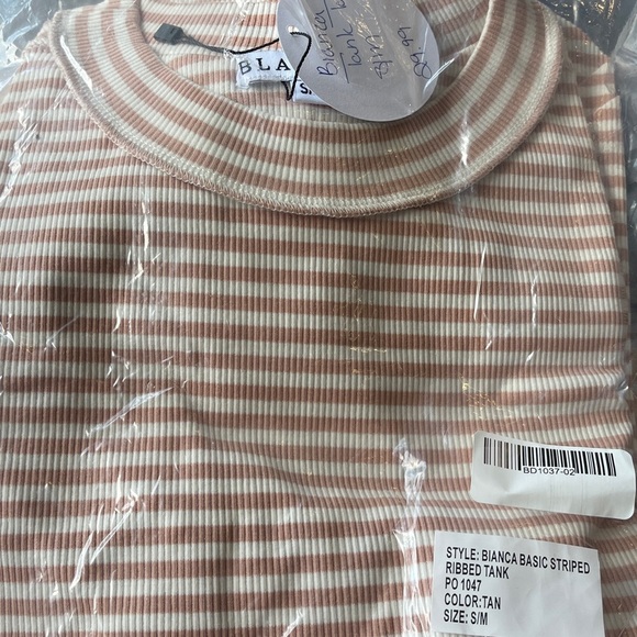 Bianca Ribbed Stripe Tank - 3 color options - Picture 9 of 9